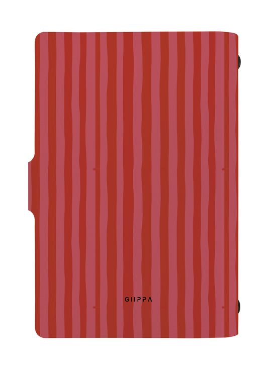Patterned Moments Blush Spark Striped Snap Closure Notebook image 2
