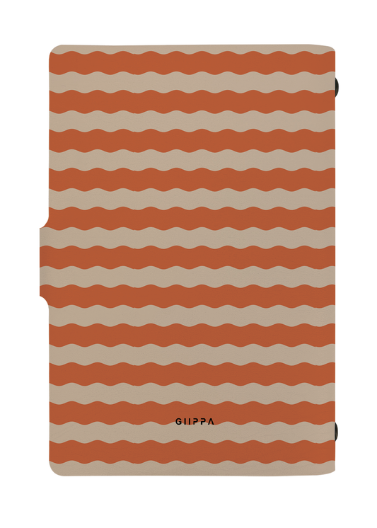 Patterned Moments Sunset Glow Striped Snap Closure Notebook image 2