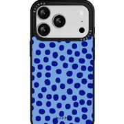 GIIPPA Matte Light Base Klein Blue Big Polka Dot Shockproof Phone Case For iPhone 11/11 Pro/11 Pro Max/12 Pro Max/13 Pro/13 Pro Max/14 Plus/14 Pro/14 Pro Max/15/15 Plus/15 Pro/15 Pro Max/16/16 Plus/16 Pro/16 Pro Max/16E/17/17 Air/17 Pro/17 Pro Max