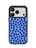 GIIPPA Matte Light Base Klein Blue Big Polka Dot Shockproof Phone Case For iPhone 11/11 Pro/11 Pro Max/12 Pro Max/13 Pro/13 Pro Max/14 Plus/14 Pro/14 Pro Max/15/15 Plus/15 Pro/15 Pro Max/16/16 Plus/16 Pro/16 Pro Max/16E/17/17 Air/17 Pro/17 Pro Max