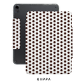 GIIPPA YARA FOLD Detachable Magnetic iPad Case Patterned Moments Afternoon Warmth Retro Cream Chocolate Polka Dot Dual Pull Buckle Split Protective Cover For All iPad Mini Air Pro Models