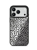GIIPPA Patterned Moments Midnight Whisper Burgundy Silver Wide Horizontal Stripe Mirror TPU Shockproof Phone Case Large Lens Frame Cover For iPhone Full Series