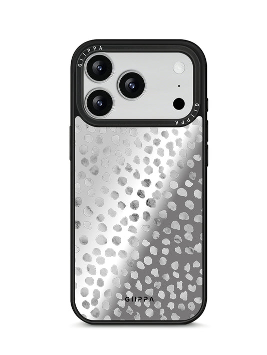 GIIPPA Silver Irregular Water Drop Spot Mirror TPU Case