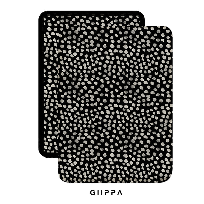SATIN Kindle Case with Hand Strap | Midnight Whisper Patterned Moments | Soft Matte PU Protective Cover for Kindle Paperwhite & All Kindle Models, Secure One-Handed Reading Grip