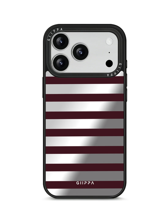 GIIPPA Patterned Moments Midnight Whisper Black Irregular Watercolor Leopard Spot Mirror TPU Shockproof Phone Case Large Lens Frame Protective Cover For iPhone Full Series