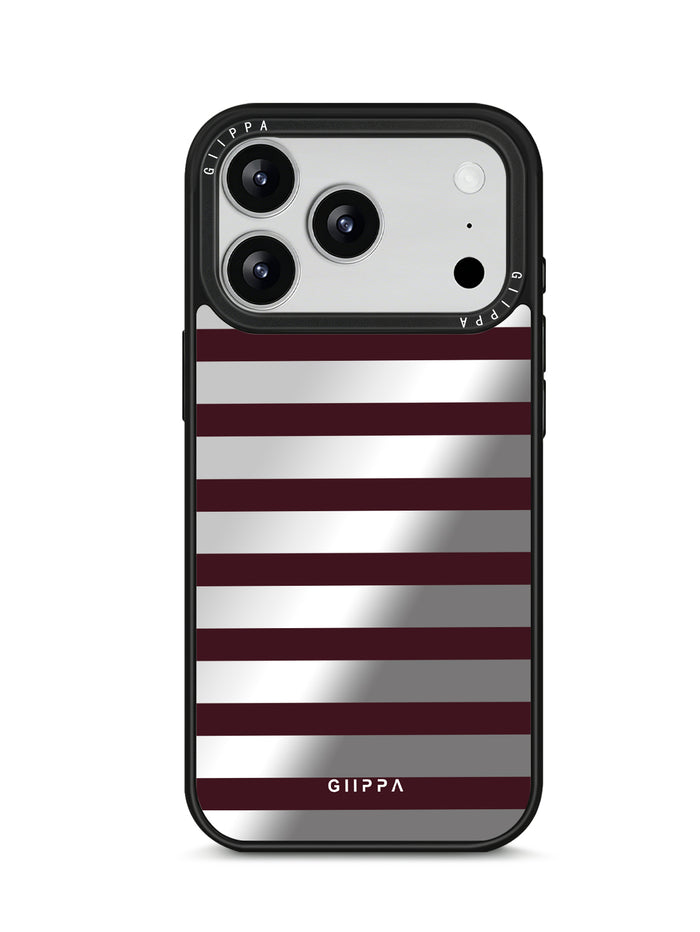 GIIPPA Patterned Moments Midnight Whisper Black Irregular Watercolor Leopard Spot Mirror TPU Shockproof Phone Case Large Lens Frame Protective Cover For iPhone Full Series