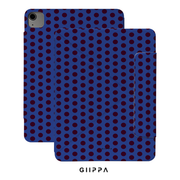 GIIPPA LUNA CLIP PATTERNED MOMENTS Blue Cheer Magnetic iPad Case