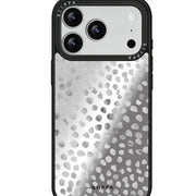 GIIPPA Midnight Whisper Silver Mirror Leopard Print Case for iPhone 15/16/17 Promax/pro（副本）