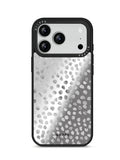 GIIPPA Midnight Whisper Silver Mirror Leopard Print Case for iPhone 15/16/17 Promax/pro（副本）