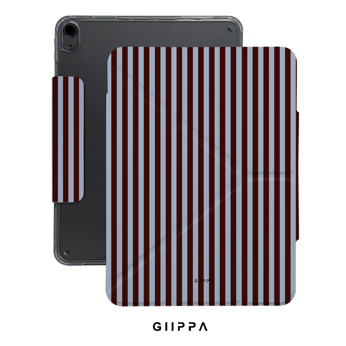 GIIPPA YARA FOLD Detachable Magnetic iPad Case Patterned Moments Gentle Hush Cream Base Hand Drawn Irregular Neutral Spot Minimal Leopard Print Dual Buckle Split Magnetic Soft Protective Cover For All iPad Mini Air Pro