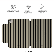 GIIPPA LUNA CLIP PATTERNED MOMENTS Neutral Poise Magnetic iPad Case