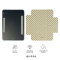 GIIPPA YARA FOLD Detachable Magnetic iPad Case Patterned Moments Sunset Glow Retro Cream Red Wide Horizontal Stripe Dual Buckle Split Magnetic Protective Cover For All iPad Models