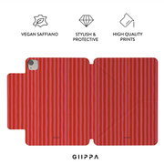 GIIPPA LUNA CLIP PATTERNED MOMENTS Blush Spark Magnetic iPad Case