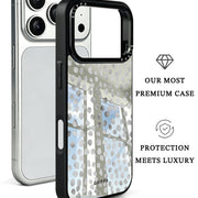 GIIPPA Midnight Whisper Silver Mirror Leopard Print Case for iPhone 15/16/17 Promax/pro（副本）