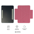 GIIPPA YARA FOLD Detachable Magnetic iPad Case Patterned Moments Vintage Love Blush Nude Burgundy Thin Vertical Stripe Dual Pull Buckle Split Magnetic Protective Cover For All iPad Generations