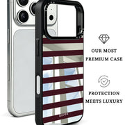 GIIPPA Patterned Moments Midnight Whisper Black Irregular Watercolor Leopard Spot Mirror TPU Shockproof Phone Case Large Lens Frame Protective Cover For iPhone Full Series