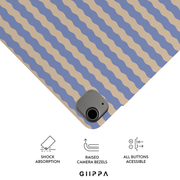 GIIPPA LUNA CLIP PATTERNED MOMENTS Pastel Bliss Magnetic iPad Case