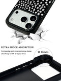 GIIPPA Matte Cream Beige Small Black Polka Dot Shockproof Phone Case For iPhone 11/11 Pro/11 Pro Max/12 Pro Max/13 Pro/13 Pro Max/14 Plus/14 Pro/14 Pro Max/15/15 Plus/15 Pro/15 Pro Max/16/16 Plus/16 Pro/16 Pro Max/16E/17/17 Air/17 Pro/17 Pro Max