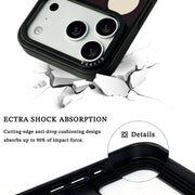 GIIPPA Matte Black Base Cream Big Polka Dot Shockproof Phone Case For iPhone 11/11 Pro/11 Pro Max/12 Pro Max/13 Pro/13 Pro Max/14 Plus/14 Pro/14 Pro Max/15/15 Plus/15 Pro/15 Pro Max/16/16 Plus/16 Pro/16 Pro Max/16E/17/17 Air/17 Pro/17 Pro Max