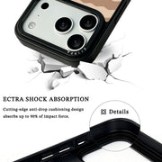GIIPPA Retro Matte Coffee Cream Wavy Striped Protective Case For iPhone 11 12 13 14 15 16 17 Series Pro Max Plus 16E Air