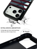 GIIPPA Patterned Moments Midnight Whisper Black Irregular Watercolor Leopard Spot Mirror TPU Shockproof Phone Case Large Lens Frame Protective Cover For iPhone Full Series