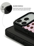 GIIPPA Matte Light Pink Chocolate Small Polka Dot Shockproof Phone Case For iPhone 11/11 Pro/11 Pro Max/12 Pro Max/13 Pro/13 Pro Max/14 Plus/14 Pro/14 Pro Max/15/15 Plus/15 Pro/15 Pro Max/16/16 Plus/16 Pro/16 Pro Max/16E/17/17 Air/17 Pro/17 Pro Max