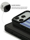 GIIPPA Matte Dusty Blue Navy White Thin Vertical Stripes Shockproof Phone Case For iPhone 11/11 Pro/11 Pro Max/12 Pro Max/13 Pro/13 Pro Max/14 Plus/14 Pro/14 Pro Max/15/15 Plus/15 Pro/15 Pro Max/16/16 Plus/16 Pro/16 Pro Max/16E/17/17 Air/17 Pro/17 Pro Max