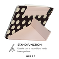 GIIPPA LUNA CLIP PATTERNED MOMENTS Gentle Hush Magnetic iPad Case