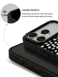 GIIPPA Matte Cream Beige Small Black Polka Dot Shockproof Phone Case For iPhone 11/11 Pro/11 Pro Max/12 Pro Max/13 Pro/13 Pro Max/14 Plus/14 Pro/14 Pro Max/15/15 Plus/15 Pro/15 Pro Max/16/16 Plus/16 Pro/16 Pro Max/16E/17/17 Air/17 Pro/17 Pro Max