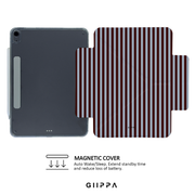 GIIPPA YARA FOLD Detachable Magnetic iPad Case Patterned Moments Gentle Hush Cream Base Hand Drawn Irregular Neutral Spot Minimal Leopard Print Dual Buckle Split Magnetic Soft Protective Cover For All iPad Mini Air Pro