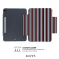 GIIPPA YARA FOLD Detachable Magnetic iPad Case Patterned Moments Gentle Hush Cream Base Hand Drawn Irregular Neutral Spot Minimal Leopard Print Dual Buckle Split Magnetic Soft Protective Cover For All iPad Mini Air Pro