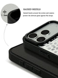 GIIPPA Midnight Whisper Silver Mirror Leopard Print Case for iPhone 15/16/17 Promax/pro（副本）