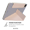 GIIPPA LUNA CLIP PATTERNED MOMENTS Pastel Bliss Magnetic iPad Case