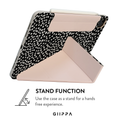 GIIPPA LUNA CLIP PATTERNED MOMENTS Midnight Whisper Magnetic iPad Case