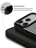 GIIPPA Matte Classic Black White Thin Vertical Stripes Shockproof Phone Case For iPhone 11/11 Pro/11 Pro Max/12 Pro Max/13 Pro/13 Pro Max/14 Plus/14 Pro/14 Pro Max/15/15 Plus/15 Pro/15 Pro Max/16/16 Plus/16 Pro/16 Pro Max/16E/17/17 Air/17 Pro/17 Pro Max