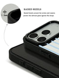 GIIPPA Patterned Moments Midnight Whisper Pale Light Blue Thin Vertical Stripe Mirror TPU Shockproof Phone Case Large Lens Frame Cover For iPhone Full Series