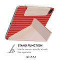 GIIPPA LUNA CLIP PATTERNED MOMENTS Blush Spark Magnetic iPad Case