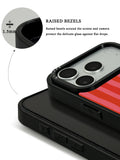 GIIPPA Matte Red Pink Vertical Stripes Shockproof Phone Case For iPhone 11/11 Pro/11 Pro Max/12 Pro Max/13 Pro/13 Pro Max/14 Plus/14 Pro/14 Pro Max/15/15 Plus/15 Pro/15 Pro Max/16/16 Plus/16 Pro/16 Pro Max/16E/17/17 Air/17 Pro/17 Pro Max