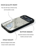 GIIPPA Silver Irregular Water Drop Spot Mirror TPU Case