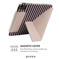 GIIPPA LUNA CLIP PATTERNED MOMENTS Café Wander Magnetic iPad Case