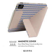 GIIPPA LUNA CLIP PATTERNED MOMENTS Pastel Bliss Magnetic iPad Case