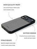 GIIPPA Matte Classic Black White Thin Vertical Stripes Shockproof Phone Case For iPhone 11/11 Pro/11 Pro Max/12 Pro Max/13 Pro/13 Pro Max/14 Plus/14 Pro/14 Pro Max/15/15 Plus/15 Pro/15 Pro Max/16/16 Plus/16 Pro/16 Pro Max/16E/17/17 Air/17 Pro/17 Pro Max
