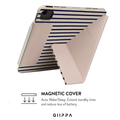 GIIPPA LUNA CLIP PATTERNED MOMENTS Lavender Slow Magnetic iPad Case