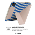 GIIPPA LUNA CLIP PATTERNED MOMENTS Velvet Date Magnetic iPad Case