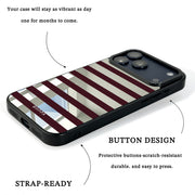 GIIPPA Patterned Moments Midnight Whisper Black Irregular Watercolor Leopard Spot Mirror TPU Shockproof Phone Case Large Lens Frame Protective Cover For iPhone Full Series