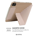 GIIPPA LUNA CLIP PATTERNED MOMENTS Latte Hug Magnetic iPad Case