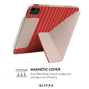 GIIPPA LUNA CLIP PATTERNED MOMENTS Blush Spark Magnetic iPad Case