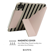 GIIPPA LUNA CLIP PATTERNED MOMENTS Neutral Poise Magnetic iPad Case