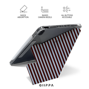 GIIPPA YARA FOLD Detachable Magnetic iPad Case Patterned Moments Gentle Hush Cream Base Hand Drawn Irregular Neutral Spot Minimal Leopard Print Dual Buckle Split Magnetic Soft Protective Cover For All iPad Mini Air Pro