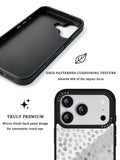GIIPPA Midnight Whisper Silver Mirror Leopard Print Case for iPhone 15/16/17 Promax/pro（副本）